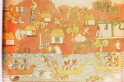 From http://indigenousboats.blogspot.com/2014/04/maya-canoes.html <a href=></a>