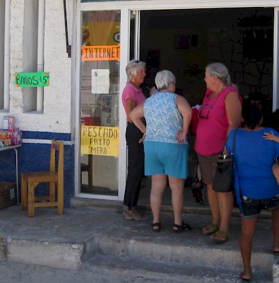 Sharon Helgason of the Chicxulub Food Bank near Progreso, Yucatan, Mexico <a href=></a>