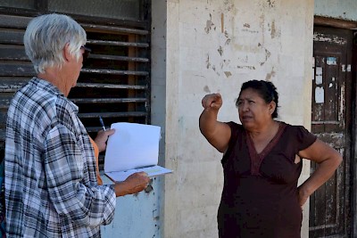Sharon Helgason of the Chicxulub Food Bank near Progreso, Yucatan, Mexico <a href=></a>