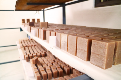 Bars cure for 30 days at Neem del Mayab. <a href=></a>